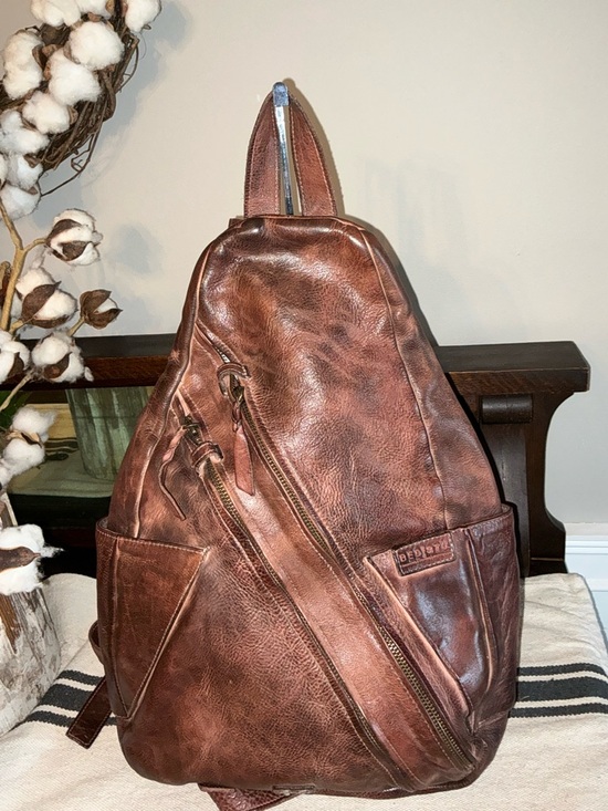 Bed Stu Handbags - Bed Stu Leather Tommie Backpack Teak Rustic MSRP $345